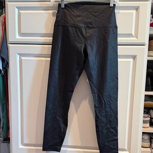 CRZ YOGA Women's Black Shimmer Leggings